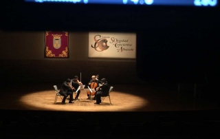 Evenos Cuartet, Actuación en el Auditorio de Albacete, Concierto Organizado por la Fundación SOCA, grabación del Concierto por Aron Multimedia